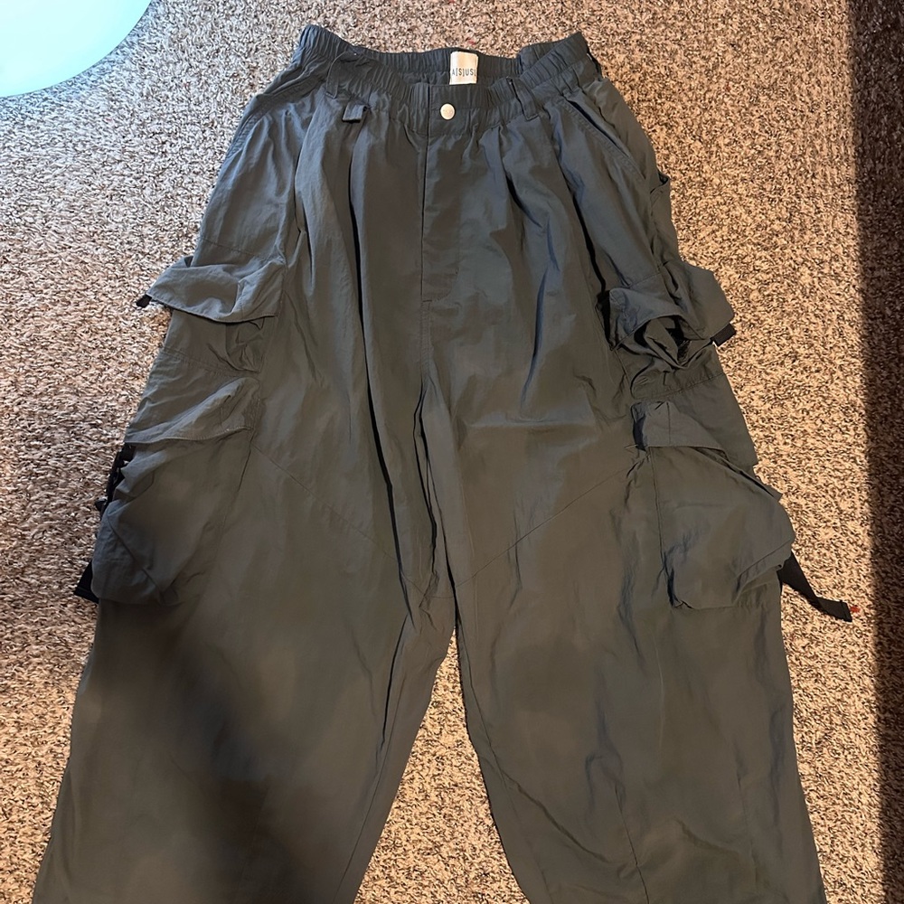 ASUSL Women's Cargo Pants - Dark Gray